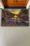 Valerine Life Sevda Köprüsü Gün Batımı Welcome Hoş Geldiniz Kapı Önü Paspası 45x70cm