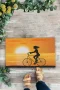 Valerine Life Özgürlüğün İzinde Sarı Renkli Welcome Hoş Geldiniz Kapı Önü Paspası 45x70cm