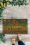 Valerine Life Geometrik Yılbaşı Noel Temalı Welcome Hoş Geldiniz Kapı Önü Paspası 45x70cm