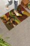 Valerine Life Bereketin Ezgisi Temalı Tablo Kahverengi Welcome Hoş Geldiniz Kapı Önü Paspası 45x70cm