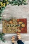 Valerine Life Yılbaşı Baston Şekerli Noel Temalı Welcome Hoş Geldiniz Kapı Önü Paspası 45x70cm