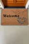 Valerine Life Kalpli Notalar Welcome Kapı Önü Paspası 45x70cm
