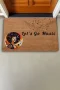 Valerine Life Lets Go Music Kapı Önü Paspası 45x70cm