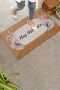 Valerine Life Lotus Çiçeği Pudra Rengi Hoş Geldiniz Kapı Önü Paspası 45x70cm