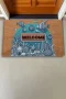 Valerine Life Melek Balıkları ve Deniz Bitkileri Welcome Kapı Önü Paspası 45x70cm