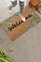 Valerine Life Okaliptüs Yaprakları Welcome Ev işyeri iç Dış Kapı Önü Paspası 45x70cm