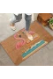 Valerine Life Pembe Flamingo Çifti Welcome Kapı Önü Paspası 45x70cm
