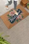 Valerine Life Pembe Gonca Gül Welcome Kapı Önü Paspası 45x70cm