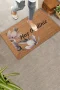 Valerine Life Pudra Rengi Zambak Çiçeği Hoş Geldiniz Kapı Önü Paspası 45x70cm