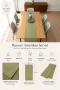 Valerine Life Runner Amerikan Servisi 40x140cm Dijital Baskılı Sıvı Geçirmez Masa Konsol Örtüsü