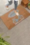 Valerine Life Rustik Mavi Pembe Bisiklet Welcome Kapı Önü Paspası 45x70cm