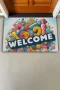 Valerine Life Şeker Festivali Welcome Kapı Önü Paspası 45x70cm