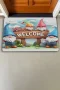 Valerine Life Sevimli Cüceler Welcome Kapı Önü Paspası 45x70cm