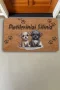 Valerine Life Sevimli Yavru Köpekler Patilerinizi Silin Kapı Önü Paspası 45x70cm