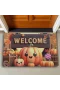 Valerine Life Sevimli Bal Kabakları Welcome Kapı Önü Paspası 45x70cm