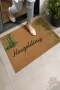 Valerine Life Yeşil Bambu Ağacı Hoş Geldiniz Welcome Ev iç Dış Kapı Önü Paspası 45x70cm
