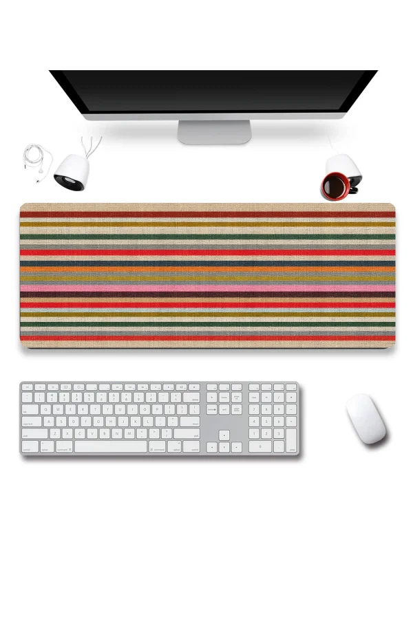 SonicTouch Klavye Mousepad 40x90cm Yörük Kilimi Dikişsiz Pürüzsüz Yüzey Sıvı Geçirmez Kaymaz Taban