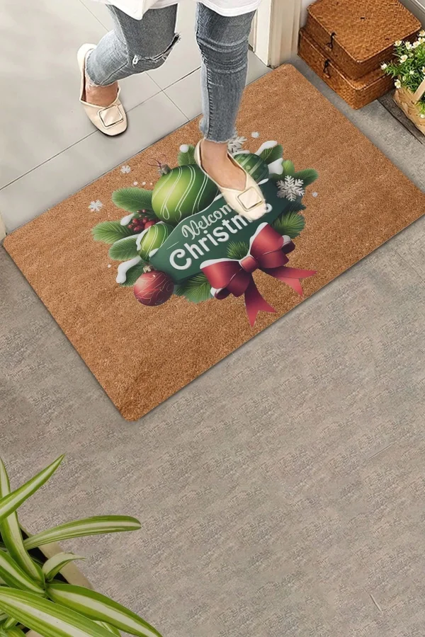 Valerine Life Christmas Welcome Süsü Hoş Geldiniz Kapı Önü Paspası 45x70cm