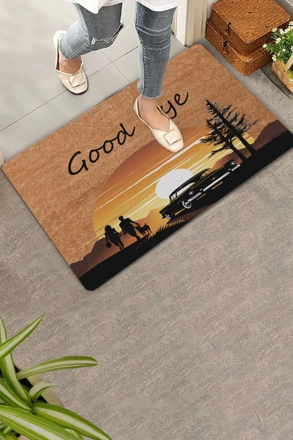 Valerine Life Good Bye Gün Batımı Kapı Önü Paspası 45x70cm