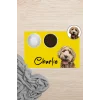 MAtGo Pati Hayvana isme Özel Fotoğraflı Beslenme Matı Kaymaz Sıvı Geçirmez Kedi Köpek Mama Paspası 50x70cm