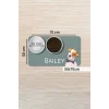 MAtGo Pati Hayvana isme Özel Fotoğraflı Beslenme Matı Kaymaz Sıvı Geçirmez Kedi Köpek Mama Paspası 50x70cm