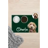 MAtGo Pati Hayvana isme Özel Fotoğraflı Beslenme Matı Kaymaz Sıvı Geçirmez Kedi Köpek Mama Paspası 50x70cm
