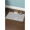 MAtGo Pati Hayvana isme Özel Fotoğraflı Beslenme Matı Kaymaz Sıvı Geçirmez Kedi Köpek Mama Paspası 50x70cm