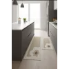 Valerine Life Mutfak Yolluğu Halısı Papatyalı Krem Rengi Tezgah Önü Paspası İkili Kilim Takımı Döküntülere Estetik Çözüm Matı