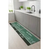 Valerine Life Mutfak Yolluğu Halısı Benim Mutfağım Benim Kurallarım Tezgah Önü Paspası İkili Kilim Takımı Döküntülere Estetik Çözüm Matı