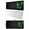 SonicTouch UltraGrand Siyah ve Neon Yeşili Kartal Dikişsiz Xxl Gaming Oyuncu Masaüstü Klavye Mouse Pad 40x90Cm
