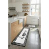 Valerine Life Mutfak Yolluğu Halısı Home Tezgah Önü Paspası İkili Kilim Takımı Döküntülere Estetik Çözüm Matı