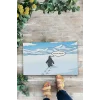 Valerine Life Nihilist Penguen Hadi Ben Kaçtım Dijital Baskılı Ev Ofis İş Yeri Kapı Önü Paspası 45x70cm