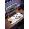 SonicTouch Kişiye isme Araca Özel Fotoğraflı XXL Dikişsiz Gamer Arabalı Klavye Mousepad 40x90cm