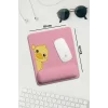SonicTouch Pembe Bilek Destekli Sevimli Ördek Dikdörtgen Pürüzsüz Yüzey Ergonomik Mouse Pad 18x22cm