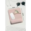 SonicTouch Pembe Bilek Destekli Minnoş Kuş Dikdörtgen Pürüzsüz Yüzey Ergonomik Mouse Pad 18x22cm