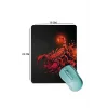 SonicTouch Kırmızı Neon Akrep Pürüzsüz Yüzey Kaymaz Taban Dikişsiz Gamer Oyuncu Mouse Pad 19x23cm
