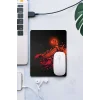 SonicTouch Kırmızı Neon Akrep Pürüzsüz Yüzey Kaymaz Taban Dikişsiz Gamer Oyuncu Mouse Pad 19x23cm