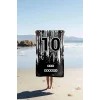 Valerine Life İsme Kişiye Özel Siyah Beyaz Plaj Havuz Spa Sauna Spor Havlusu 70x140cm Pamuklu Yüksek Emicilik