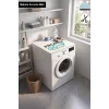 Promix Go Çamaşır ve Kurutma Makinesi Üstü Koruyucu Matı 60x60cm Kişiye isme Aileye Özel Tasarım Private Label New Design