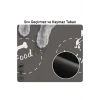 MAtGo Pati Food Water Gri Evcil Hayvan Beslenme Matı Kaymaz Sıvı Geçirmez Kedi Köpek Mama Paspası 50x70cm