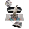 MatGo Pati Kedi Kumu Matı Çift Katlı Sıvı Geçirmez Kaymaz Elekli Yıkanabilir Kedi Tuvaleti Paspası 40x60cm