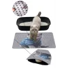 MatGo Pati Kedi Kumu Matı Çift Katlı Sıvı Geçirmez Kaymaz Elekli Yıkanabilir Kedi Tuvaleti Paspası 40x60cm