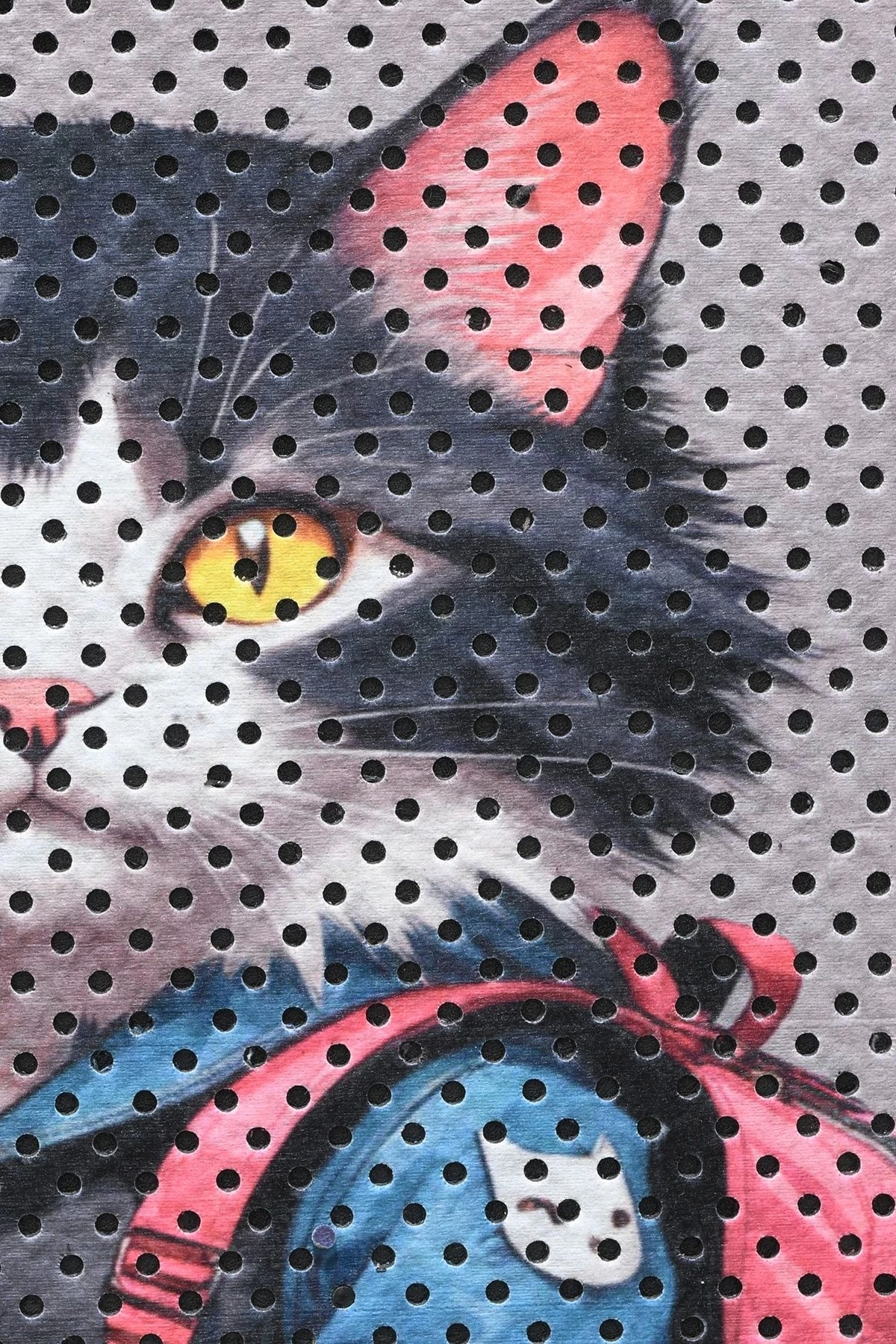 MatGo Pati Kedi Kumu Matı Çift Katlı Sıvı Geçirmez Kaymaz Elekli Yıkanabilir Kedi Tuvaleti Paspası 40x60cm