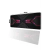SonicTouch Prizma Kırmızı Petek Desenli Gamer Oyuncu Dikişsiz Sıvı Geçirmez Siyah Klavye Mouse Pad 32x70Cm
