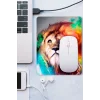 SonicTouch Aslan Desenli Kaydırmaz Gaming Oyuncu Masaüstü Dikişsiz Mouse Pad 17x21cm