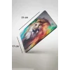 SonicTouch Aslan Desenli Kaydırmaz Gaming Oyuncu Masaüstü Dikişsiz Mouse Pad 17x21cm