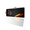 SonicTouch Aslan Muhafızı Sarı Kırmızı Dikişsiz Pürüzsüz Sıvı Geçirmez XXL Gamer Klavye Mousepad 40x90cm