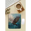SonicTouch Bilek Destekli Göklerin Kralı Kartal Mavi Dikdörtgen Pürüzsüz Yüzey Dikişsiz Mouse Pad 18x22cm