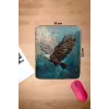SonicTouch Bilek Destekli Göklerin Kralı Kartal Mavi Dikdörtgen Pürüzsüz Yüzey Dikişsiz Mouse Pad 18x22cm