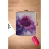 SonicTouch Bilek Destekli Mor Epik Gül Dikdörtgen Pürüzsüz Yüzey Dikişsiz Mouse Pad 18x22cm